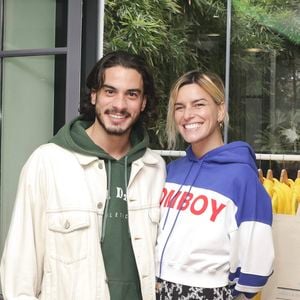 Exclusif - Romain Guillermic et Fauve Hautot - Live Apéro Shopping de Sandra Sisley et Gaëlle Constantini à l'Hotel & Spa La Belle Juliette à Paris le 27 septembre 2024. © Jack Tribeca/Bestimage