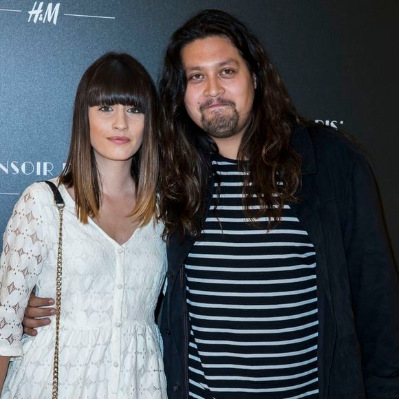 Lulu Gainsbourg et sa compagne Lilou - Soirée d'ouverture du nouveau flagship H&M avec la présentation de la nouvelle collection exclusive "Bonjour Paris" au 1-3 rue Lafayette à Paris, le 19 juin 2018. © Olivier Borde/Bestimage