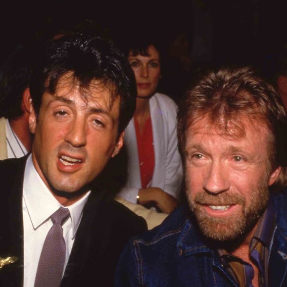 Sylvester Stallone et Chuck Norris Circa 1980's 

© PPS/Bestimage