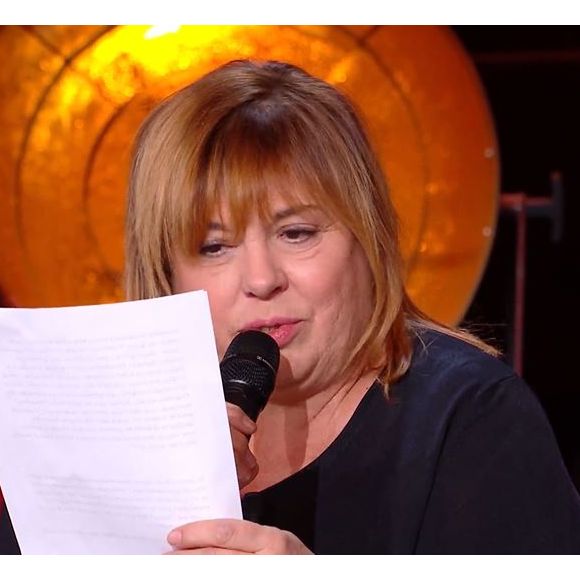 Michèle Bernier adresse une lettre à son papa dans "Le Grand Oral" sur France 2, le 30 mars 2021