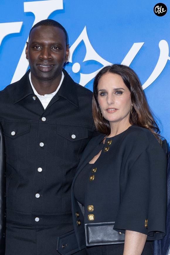 Omar Sy, Hélène Sy au photocall du défilé Homme Louis Vuitton Printemps/Été 2025  dans le cadre de la Fashion Week de Paris, France, le 18 juin 2024. © Olivier Borde/Bestimage