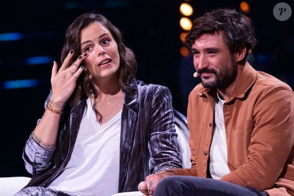 Exclusif - Laure Manaudou et Jérémy Frérot - Enregistrement de l'émission "La Chanson secrète 11" à Paris, diffusée le 24 juin sur TF1. Le 18 janvier 2022
© Cyril Moreau / Bestimage