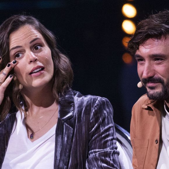 Exclusif - Laure Manaudou et Jérémy Frérot - Enregistrement de l'émission "La Chanson secrète 11" à Paris, diffusée le 24 juin sur TF1. Le 18 janvier 2022
© Cyril Moreau / Bestimage