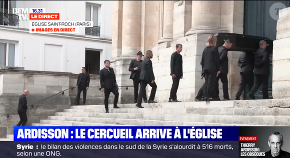 Obsèques de Thierry Ardisson, BFMTV