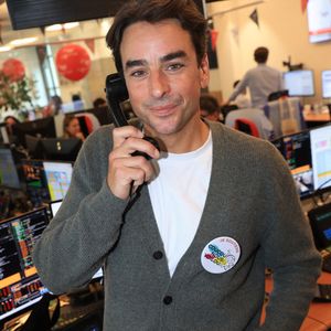 Julian Bugier participe à la 21ème journée caritative d'Aurel BGC pour honorer la mémoire des 658 employés de BGC tués au WTC le 11 septembre 2001, au siège d'Aurel BGC, rue Richelieu à Paris, le 10 septembre 2025, France. Photo par Jerome Domine/ABACAPRESS.COM
