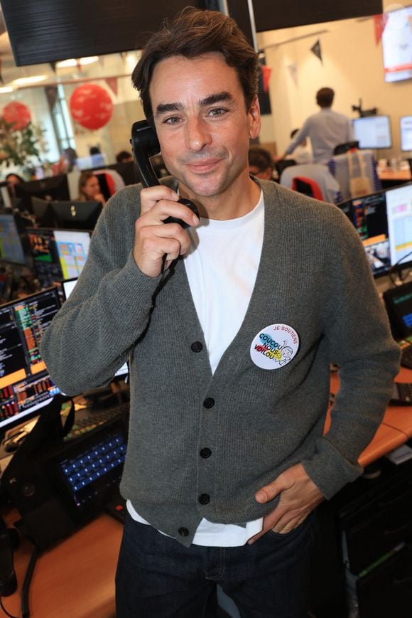 Julian Bugier participe à la 21ème journée caritative d'Aurel BGC pour honorer la mémoire des 658 employés de BGC tués au WTC le 11 septembre 2001, au siège d'Aurel BGC, rue Richelieu à Paris, le 10 septembre 2025, France. Photo par Jerome Domine/ABACAPRESS.COM