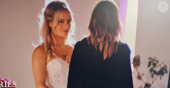 Mariage de Laury et Anthony lors de l'épisode de "Mariés au premier regard 2025" du 7 avril, sur M6