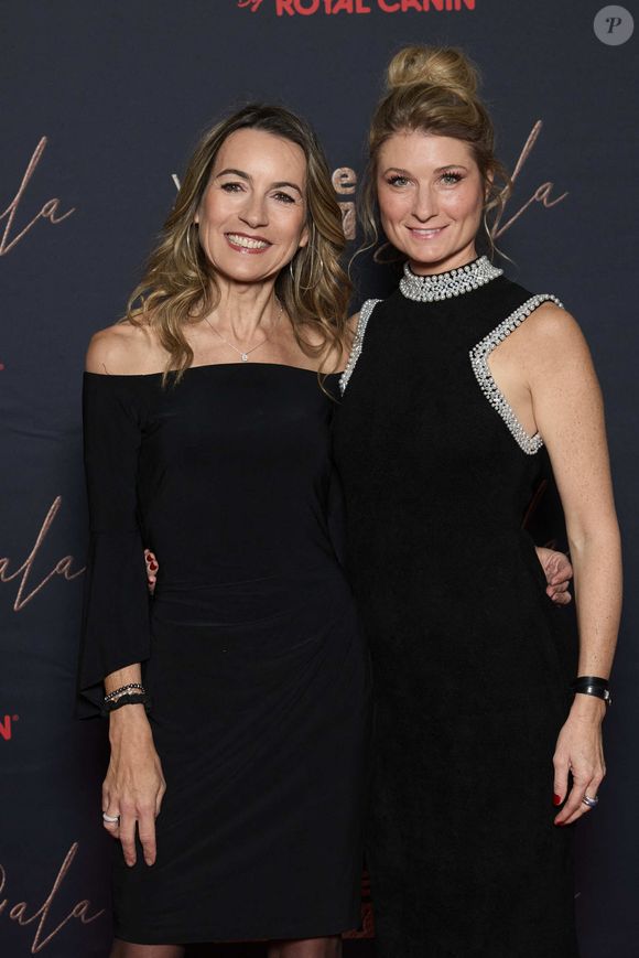Laetitia Barlerin, Sandrine Arcizet - Photocall de la première édition du "You Care Charity Gala" en faveur de la cause animale et de l'environnement au Cercle Interalliée à Paris le 3 décembre 2024. © Cyril Moreau/Bestimage