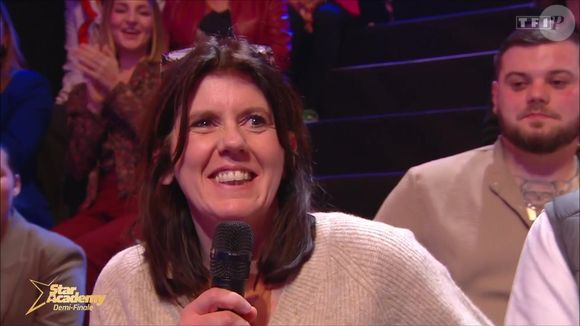 Elle comme lui ont en effet fait savoir qu'ils auraient aimé se retrouver face à face en finale. 


Isabelle la mère de Marine s'adresse à elle dans Star Academy, en live, le samedi 11 janvier 2025 sur TF1