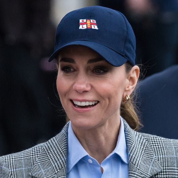 Le prince William, prince de Galles, et Catherine (Kate) Middleton, princesse de Galles, visitent la "Royal National Lifeboat Institution (NRLI)" à Londres.
Zuma Press / Bestimage