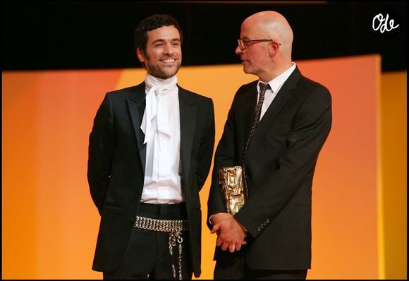 Romain Duris et Jacques Audiarden aux César 2005. ©Bestimage