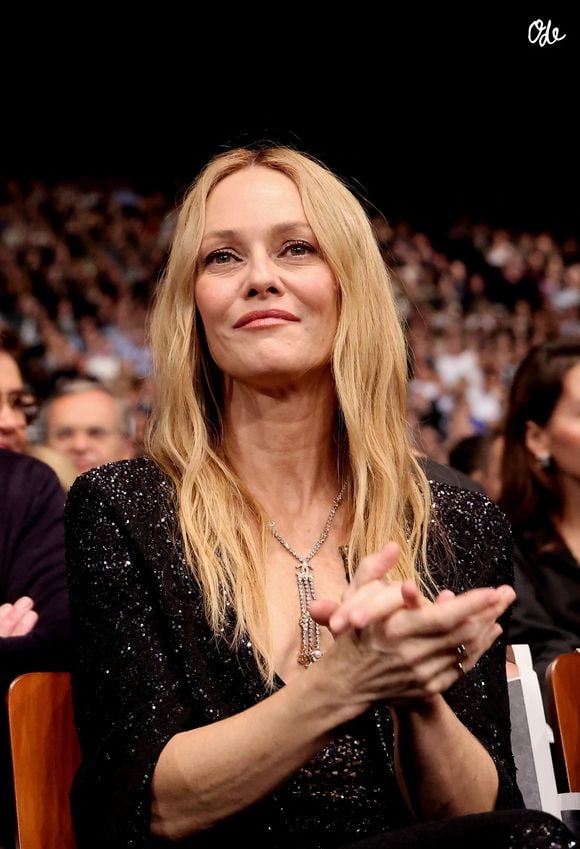 Vanessa Paradis lors de la 15ème édition du festival Lumière à Lyon le 12 octobre 2024.

© Dominique Jacovides / Bestimage