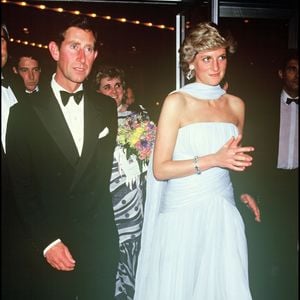 Archives - La Princesse Lady Diana et le prince Charles au Festival de Cannes en 1987.
Crédit : ANGELI-RINDOFF / BESTIMAGE