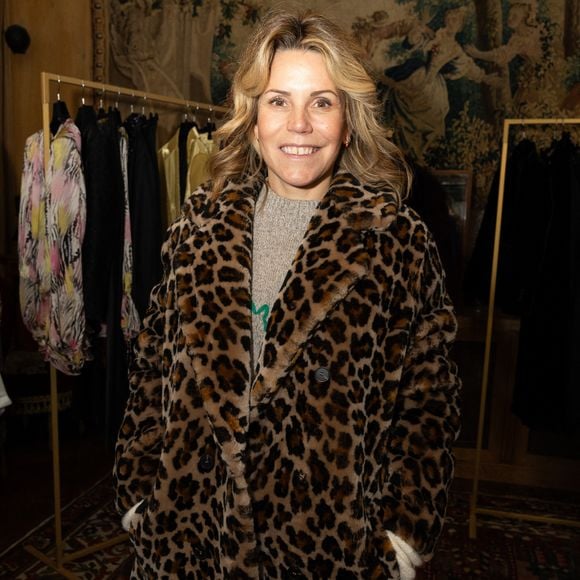 Exclusif - Laura Tenoudji - Présentation de la nouvelle collection de la marque Oud automne/hiver 2025-2026 dans les salons des restaurants Lafayette à Paris. Le 3 février 2025.
© Jeremy Melloul / Bestimage