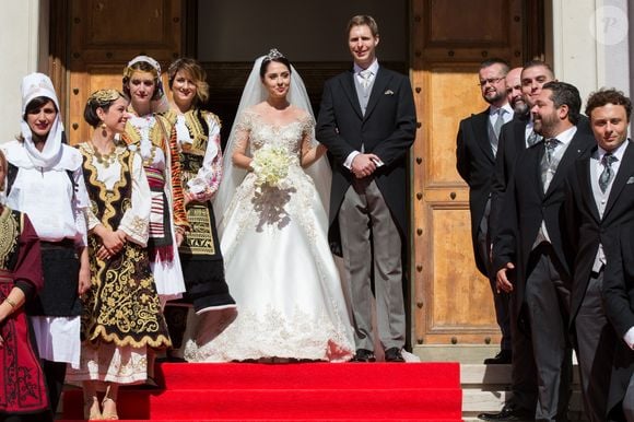 Le mariage du prince Leka II d'Albanie et d'Elia Zaharia à Tirana. Albanie, le 8 octobre 2016. © ALAIN ROLLAND/ IMAGEBUZZ/ BESTIMAGE