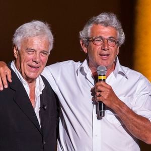 Guy Bedos et Michel Boujenah au 30 ème Festival de Ramatuelle  le 6 août 2014. © Cyril Bruneau/Festival de Ramatuelle/Bestimage