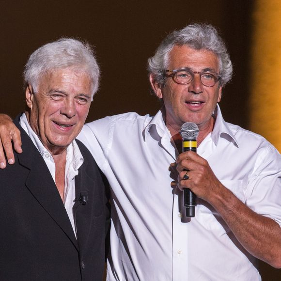 Guy Bedos et Michel Boujenah au 30 ème Festival de Ramatuelle  le 6 août 2014. © Cyril Bruneau/Festival de Ramatuelle/Bestimage