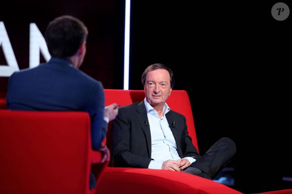 Exclusif - Enregistrement de l'émission "Le Divan" présentée par Marc-Olivier Fogiel avec Michel-Edouard Leclerc en invité, qui sera diffusée le 7 juin sur France 3. Le 25 mars 2016 © Dominique Jacovides / Bestimage