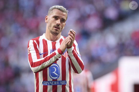 Antoine Griezmann de l'Atlético de Madrid lors d'un match de la Liga. 17 mai 2026. (ALTERPHOTOS/Ropero)