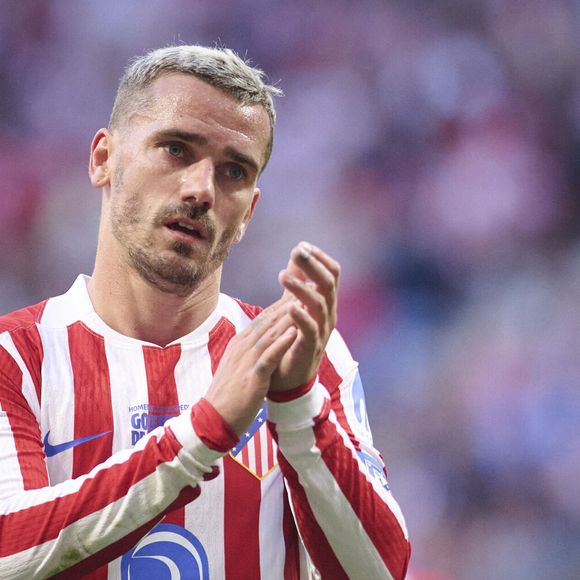Antoine Griezmann de l'Atlético de Madrid lors d'un match de la Liga. 17 mai 2026. (ALTERPHOTOS/Ropero)