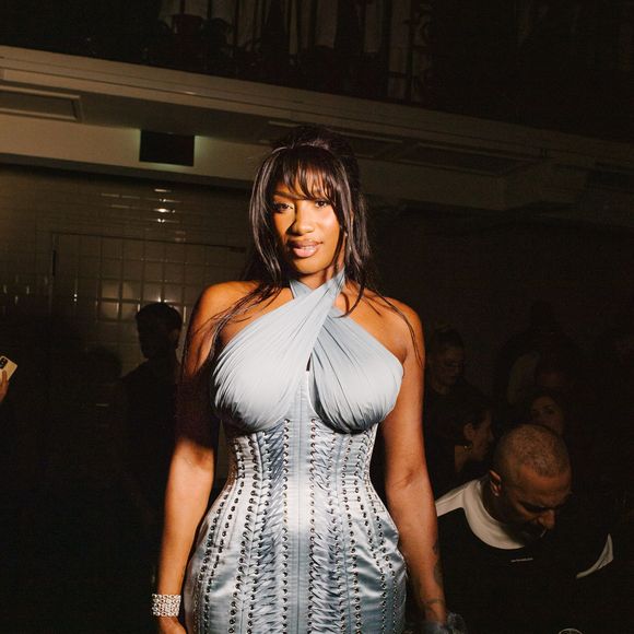 Aya Nakamura (bijoux Messika)  - Les célébrités au défilé Jean-Paul Gaultier "Collection Haute Couture Printemps/Eté 2025" lors de la Fashion Week de Paris (PFW), le 29 janvier 2025
© Sam Delpech / Bestimage