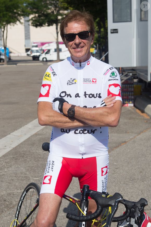 Exclusif - Henri Sannier - Préparatifs avant départ dans le cadre de l'étape du coeur 2017 au profit de l'association "Mécénat Chirurgie Cardiaque" au stade Orange Vélodrome à Marseille, le 22 juillet 2017. © CVS/Bestimage
