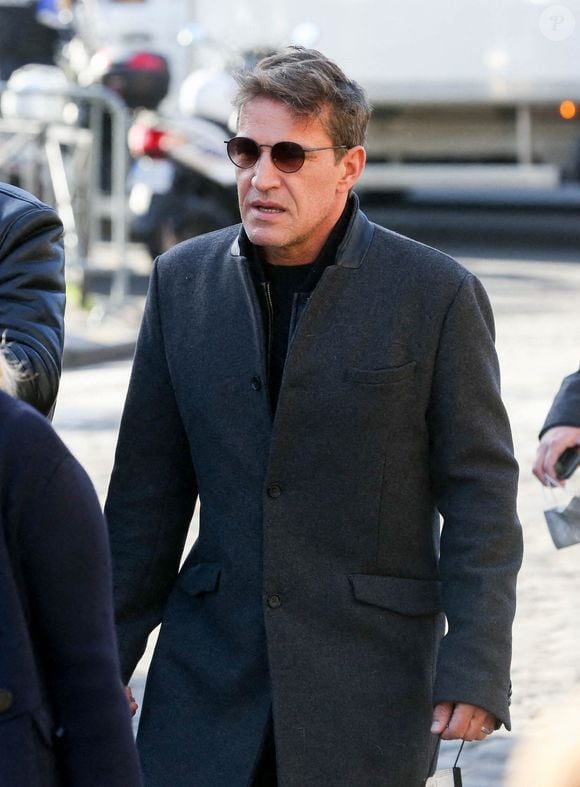 Benjamin Castaldi lors de la messe d'hommage au magnat français Bernard Tapie à l'église Saint Germain des Prés à Paris, France, le 6 octobre 2021. Photo de Jerome Domine/ABACAPRESS.COM