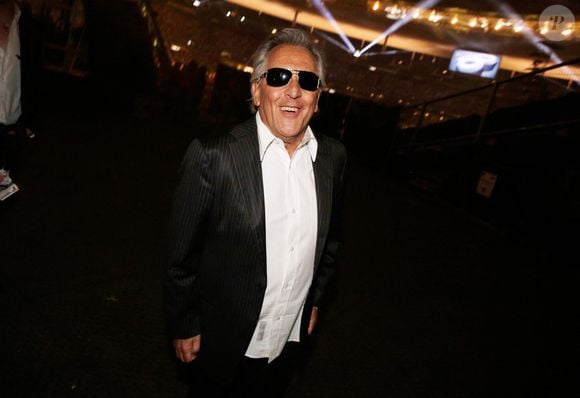 Exclusif - Gilbert Montagne dans les coulisses du concert Stars 80 au Stade de France près de Paris, France, le 09 mai 2015. Photo par Jerome Domine/ABACAPRESS.COM