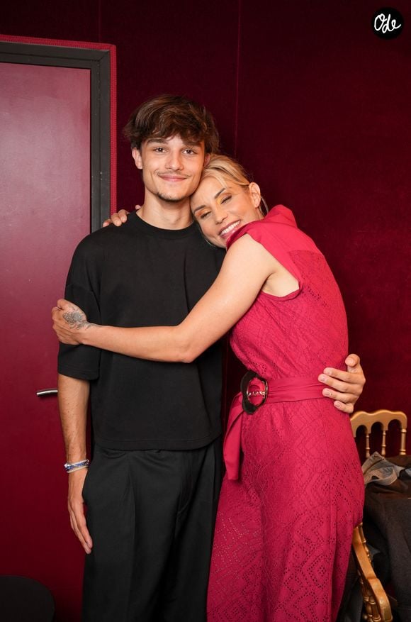 Exclusif - Elodie Gossuin et son fils Jules Lacherie - Gala « Tous les talents chantent contre le cancer » aux Folies Bergères à Paris le 8 juin 2026. Sur scène, patients, soignants, artistes et partenaires se sont réunis pour partager un moment fort en émotions et en solidarité.© Anne-Sophie Guebey / Bestimage
