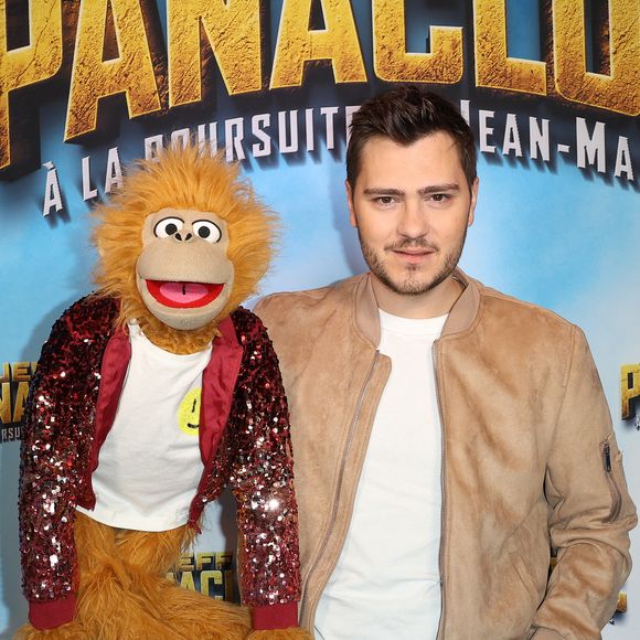 Exclusif - Jeff Panacloc - Avant-première du film "Jeff Panacloc À la poursuite de Jean-Marc" au cinéma Publicis à Paris. Le 17 décembre 2023 © Coadic Guirec / Bestimage