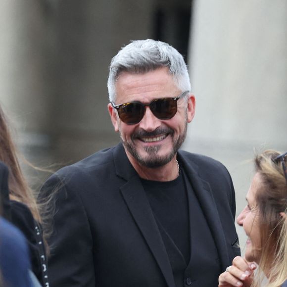 Olivier Minne - Obsèques de P.Laffont dans la salle de la Coupole du cimetière du Père-Lachaise à Paris, le 23 août 2024. L'animateur de télévision est décédé le 7 août 2024 à l'âge de 84 ans. 
© Dominique Jacovides / Bestimage