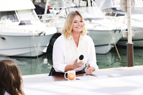 Exclusif - Flavie Flament sur le plateau de l'émission Télématin en marge du 78ème Festival International du Film de Cannes, France, le 22 mai 2025. © Jack Tribeca/Bestimage