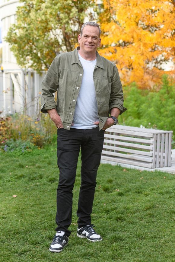 Le chanteur Garou participe à l'émission Question For Breakfast de la télévision publique TVP le 18 octobre 2022 à Varsovie, Pologne. Photo by Forum/ABACAPRESS.COM