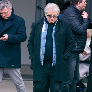 Alain Turban aux obsèques du chanteur Herbert Léonard au crématorium de Saint-Fargeau-Ponthierry, France, le 12 mars 2025. © Bestimage