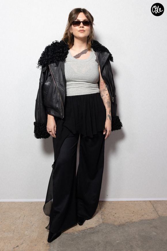 Louane Emera au photocall du défilé Vaillant Collection Femme Prêt-à-Porter Automne/Hiver 2026-2027 lors de la Fashion Week de Paris (PFW) au palais de Tokyo, à Paris, France, le 6 mars 2026. © Julien Sarkissian/Bestimage