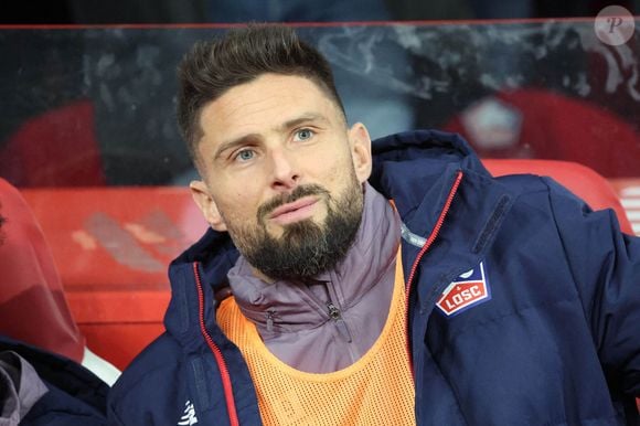 Olivier GIROUD (LOSC Lille) lors du match LOSC Lille vs Olympique de Marseille, Ligue 1 J15, Decathlon Arena stade Pierre Mauroy, le 5 décembre 2025 © Laurent Sanson / PsnewZ / Bestimage