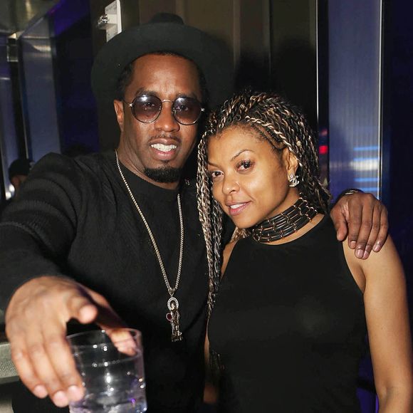 P. Diddy aka Sean Combs et Taraji Henson au LIV at Fontainebleau à Miami, FL, USA, le 27 décembre 2015. Photo by Seth Browarnik/startraks/ABACAPRESS.COM