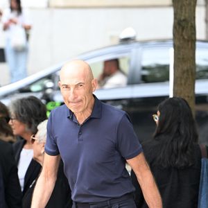 Nicolas Canteloup - Arrivées aux obsèques de Nonce Paolini en l'église Saint-Honoré-d'Eylau, 66 bis, avenue Raymond-Poincaré à Paris, France, le 23 juillet 2024. 

Photo : Agence / Bestimage