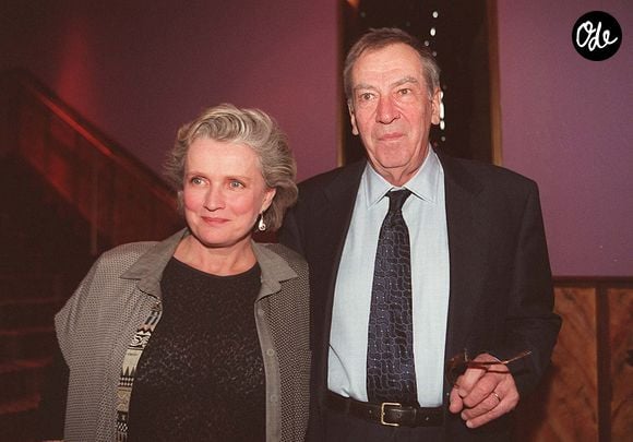 Marie-Christine Barrault et Roger Vadim aux 100 ans Barclay à Paris. 

© Bestimage