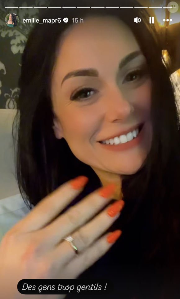 Emilie, vue dans la saison 6 de MAPR, a dévoilé à ses milliers d'abonnés qu'elle allait se marier !

Emilie de Mariés au premier regard 6 a annoncé samedi 22 février, à Rome, sur Instagram son mariage prochain avec son compagnon © Instagram @emilie_mapr6