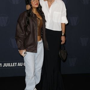 Laeticia Hallyday et sa fille Joy - Avant-Premiere du film "Largo Winch "Le Prix de L'argent" au cinéma le Grand Rex à Paris le 18 juin 2024. © Marc Ausset-Lacroix/Bestimage