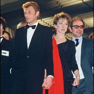 Nathalie Baye et Johnny Hallyday en 1985 à Cannes. 
ANGELI-RINDOFF / BESTIMAGE