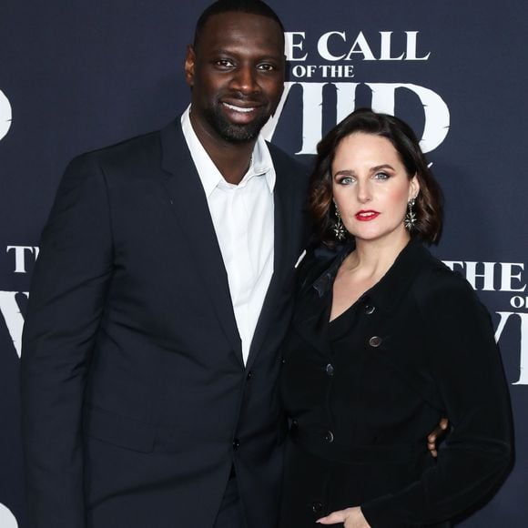 Omar Sy et sa femme Hélène à la première du film "The Call of the Wild" à Los Angeles, le 13 février 2020.