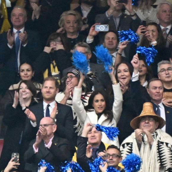 Le prince Harry et Meghan Markle assistent à la cérémonie d'ouverture des "Invictus Games Vancouver Whistler 2025" au Canada le 8 février 2025. Backgrid USA / Bestimage
