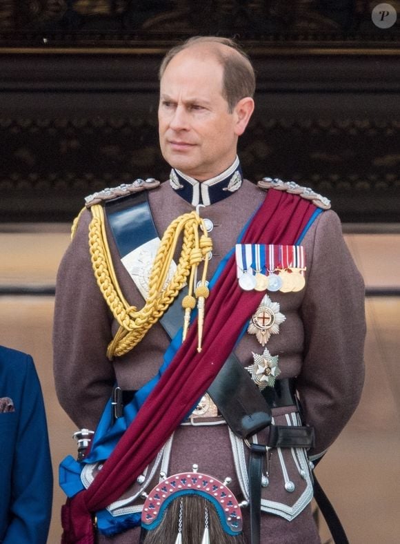 Le prince Andrew, duc d'York - La famille royale au balcon du palais de Buckingham lors de la parade Trooping the Colour 2019, célébrant le 93ème anniversaire de la reine Elisabeth II, Londres, le 8 juin 2019. Photo par Backgrid USA / Bestimage