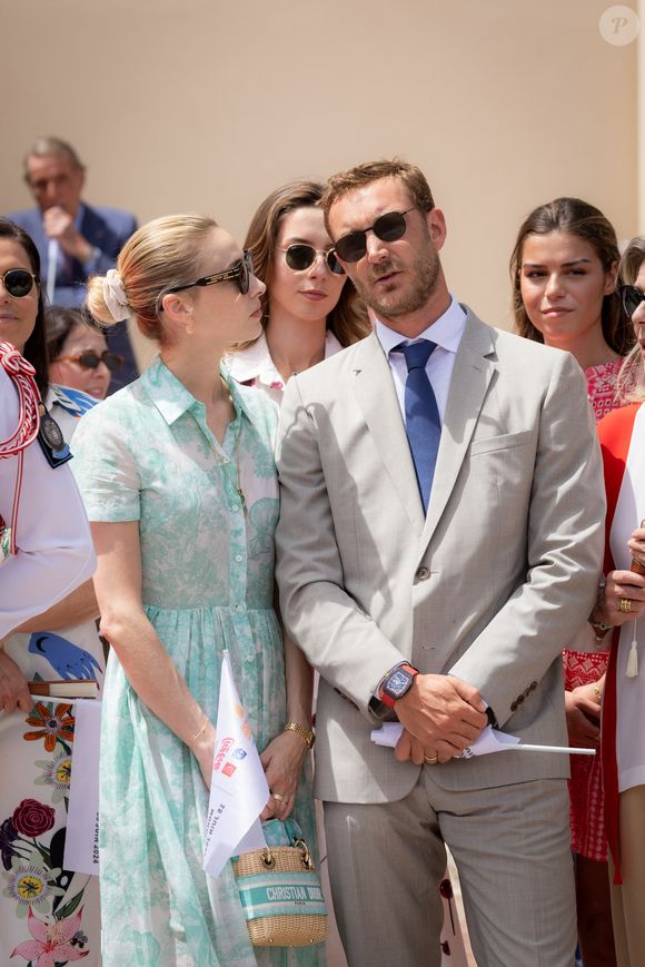 Un prénom choisi pour rendre hommage à la princesse Caroline de Monaco, la mère de Pierre, et à Marta Marzotto, la grand-mère maternelle (et comtesse) de Beatrice.

Pierre Casiraghi, Beatrice Borromeo, la princesse Caroline de Hanovre lors du relais de la Flamme Olympique des Jeux olympiques d'été de Paris 2024 à Monaco, le 18 juin 2024. Paris se prépare à accueillir les XXXIIIèmes Jeux Olympiques d'été, du 26 juillet au 11 août 2024. Olivier Huitel/Pool Monaco/Bestimage