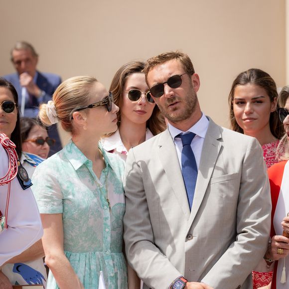 Un prénom choisi pour rendre hommage à la princesse Caroline de Monaco, la mère de Pierre, et à Marta Marzotto, la grand-mère maternelle (et comtesse) de Beatrice.

Pierre Casiraghi, Beatrice Borromeo, la princesse Caroline de Hanovre lors du relais de la Flamme Olympique des Jeux olympiques d'été de Paris 2024 à Monaco, le 18 juin 2024. Paris se prépare à accueillir les XXXIIIèmes Jeux Olympiques d'été, du 26 juillet au 11 août 2024. Olivier Huitel/Pool Monaco/Bestimage