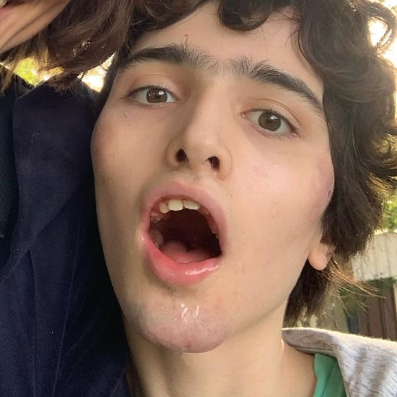 Eglantine Emeyé et son fils Samy. Instagram. Le 1er octobre 2022.