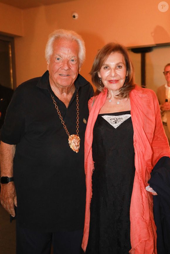 Massimo Gargia et Joyce Reuben lors de la fête d'anniversaire de M.Gargia (85 ans)  à l'Hôtel de Paris à Saint-Tropez le 20 août 2025.

© Franz Chavaroche / Bestimage
