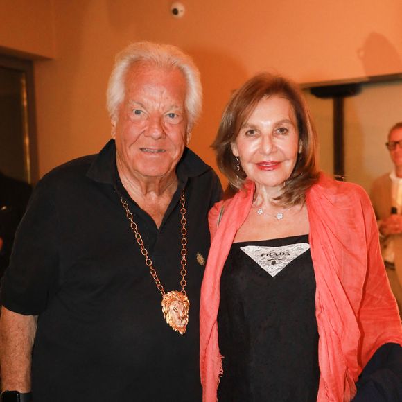 Massimo Gargia et Joyce Reuben lors de la fête d'anniversaire de M.Gargia (85 ans)  à l'Hôtel de Paris à Saint-Tropez le 20 août 2025.

© Franz Chavaroche / Bestimage
